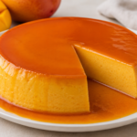 RECETA  DELICIOSA DE COMO PREPARAR UN RICO FLAN DE MANGO